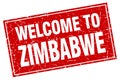 welcome to Zimbabwe stamp