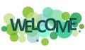 Welcome word Royalty Free Stock Photo