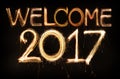 Welcome 2017 Royalty Free Stock Photo