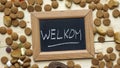 Welcome writren in Dutch