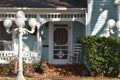 Welcoming front Porch in Mineola Texas Royalty Free Stock Photo