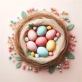 Welcoming Spring with Pastel Easter Nest