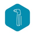 Welder electrode holder icon, outline style Royalty Free Stock Photo