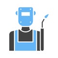 Welder icon vector image.