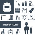 Welder Icons Black Set
