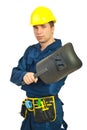 Welder man Royalty Free Stock Photo