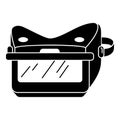 Welder mask icon, simple style Royalty Free Stock Photo