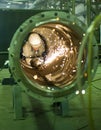 Welder in a tube Royalty Free Stock Photo