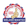 Welder wanted, Job Openings, We are Hiring