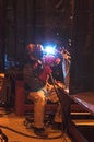 Welder at work Royalty Free Stock Photo