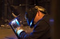Welder at work Royalty Free Stock Photo