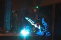 Welder at work Royalty Free Stock Photo