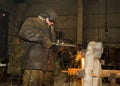 Welder at work. Royalty Free Stock Photo