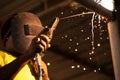 Welder at work Royalty Free Stock Photo