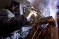 Welders at work Royalty Free Stock Photo