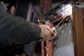 Welders at work Royalty Free Stock Photo