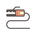 Welding electrode holder icon