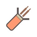 Welding electrode icon