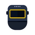 Welding helmet mask. Vector illustration. Royalty Free Stock Photo