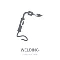 Welding icon. Trendy Welding logo concept on white background fr Royalty Free Stock Photo