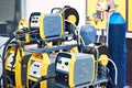 Welding machines Royalty Free Stock Photo
