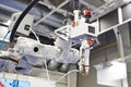 Welding robotic arm industry Royalty Free Stock Photo