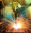 Welding robots Royalty Free Stock Photo