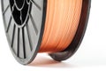 Welding wire spool on a white background Royalty Free Stock Photo