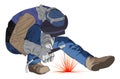 Welding worker Royalty Free Stock Photo