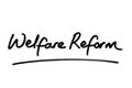 Welfare Reform Royalty Free Stock Photo