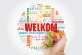 Welkom Welcome in Afrikaans word cloud