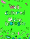 Well-cultured microbiologist image