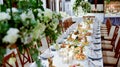 Well decorated table Royalty Free Stock Photo