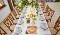 Well decorated table Royalty Free Stock Photo