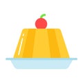 A well design of gelatin, jelly vector new style icon