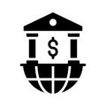 Well designed icon of global bank in trend editable style, premium vector