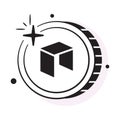 Well designed icon of Neo coin, cryptocurrency coin vector design