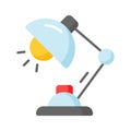 Well designed icon of table lamp, customizable vector