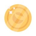 Well designed icon of terra luna coin, cryptocurrency coin vector design