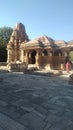 Well designed temple and around the grounds maintain with marbles in India