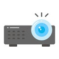 Well designed vector of projector, multimedia device icon Royalty Free Stock Photo