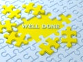 well done jigsaw puzzle Royalty Free Stock Photo