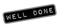 Well Done rubber stamp Royalty Free Stock Photo