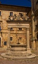 Well of the Griffins and Lions in Montepulciano, Tuscany Royalty Free Stock Photo