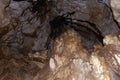 A well inside a limestone cave Royalty Free Stock Photo