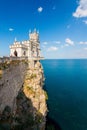 The well-known castle Swallow's Nest near Yalta