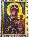 Copy Black Madonna Icon St Mary& x27;s Church Gdansk Poland