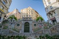 The well-known Fillgraderstiege in spring, in Vienna, Austria