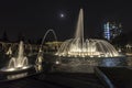 A Fountain at the Circuito Magico Del Agua in Lima Peru Royalty Free Stock Photo