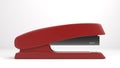 Side Angle Red Stapler Shot Profile Royalty Free Stock Photo